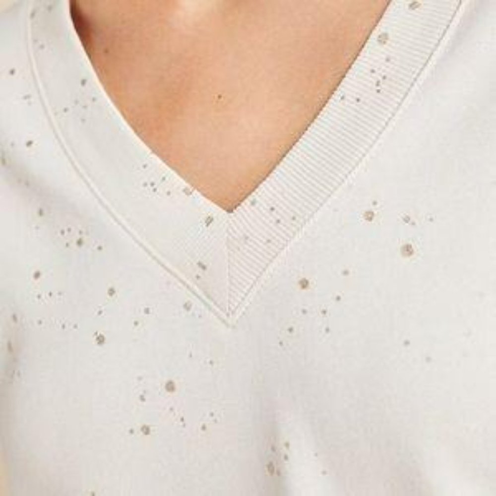 2FOR$30 - NWT ANTHROPOLOGIE David Lerner Mia V-Neck Pullover - Picture 4 of 5